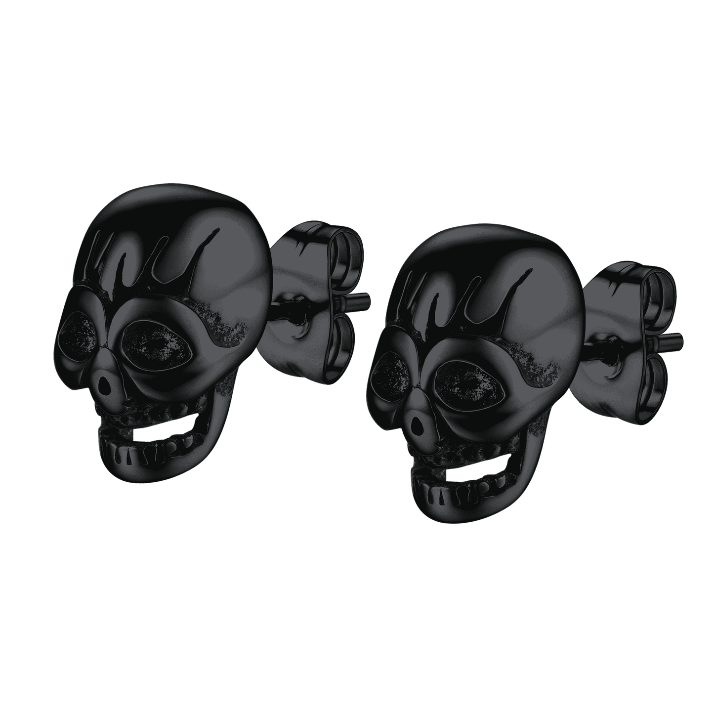 Gothic Skull Stud Earrings for Halloween Gift