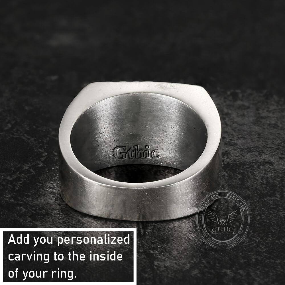 1776 Crossed Guns Sterling Silver Ring