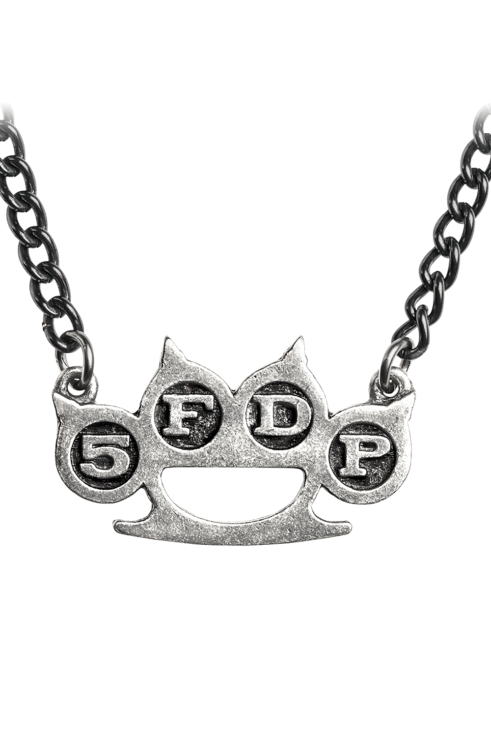 5 Finger "death Punch" Knuckle Duster Pendant