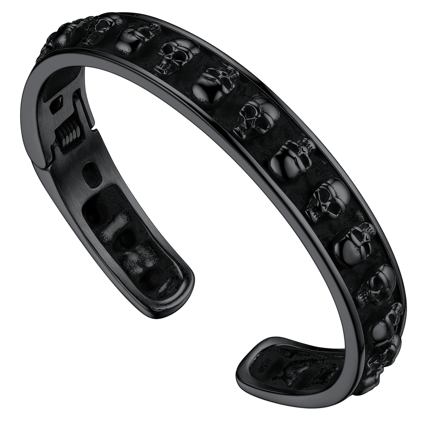 Skull Cuff Bracelet Gothic Punk Bangles for