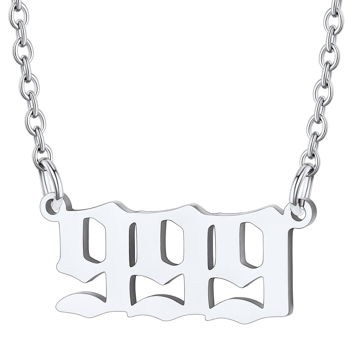 Personalized Angel Number Necklace for