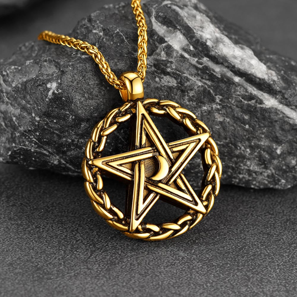 Pentagram Necklace Witch Necklace for