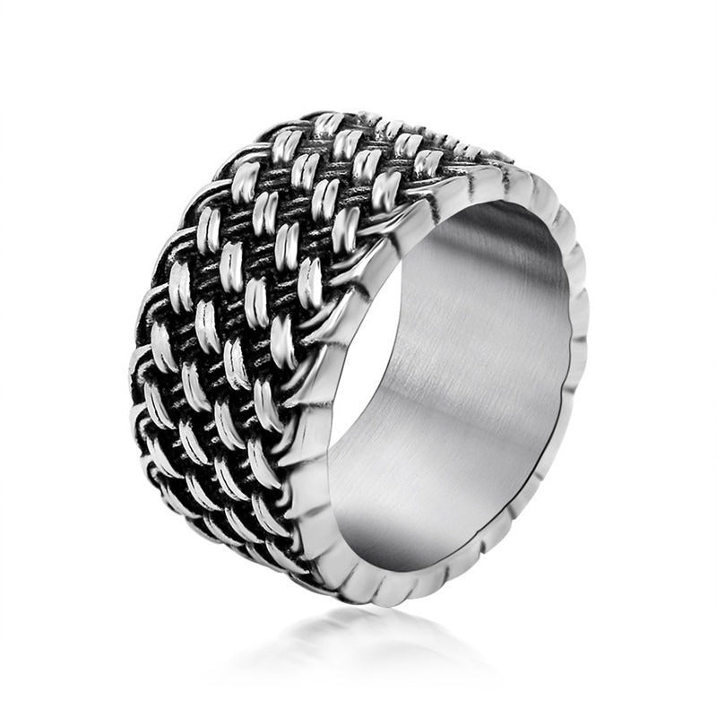 Us of Gothic Style Stainless Steel Interwoven Ring / Finger Jewelry