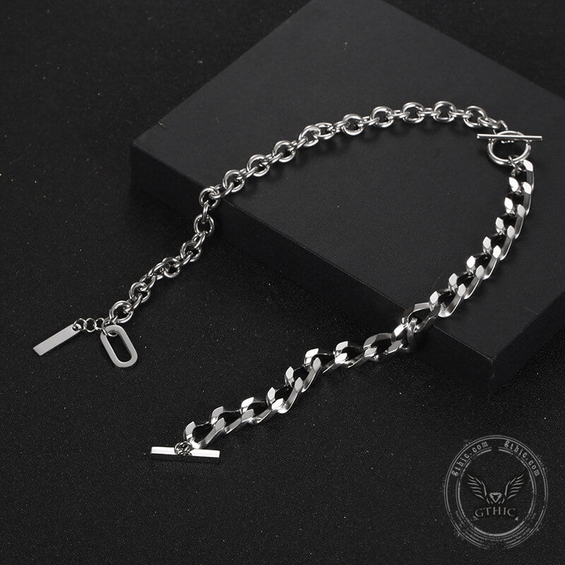 Ot Buckle Stainless Steel Necklace