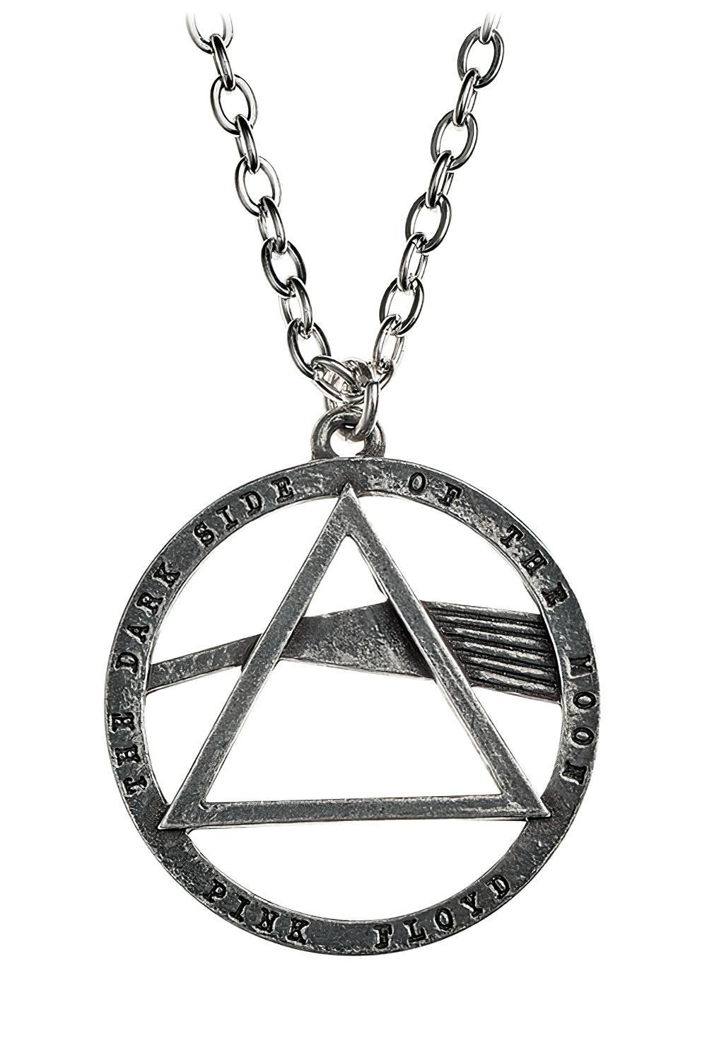 Pink Floyd "dark Side" Moon Pewter Prism Pendant