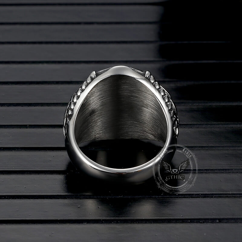 Cross Knot Stainless Steel Ring