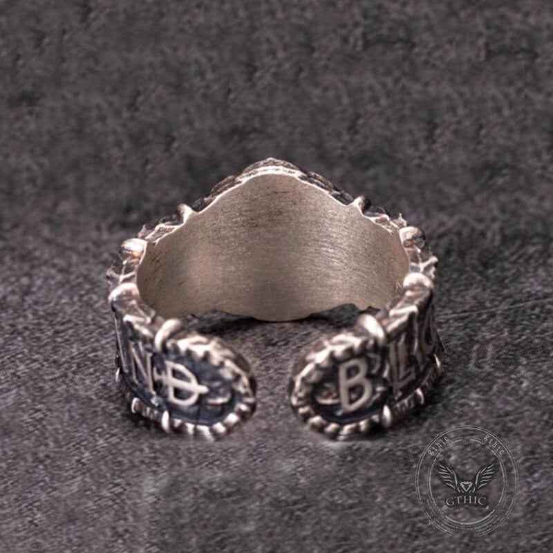 Fire Dragon Sterling Silver Ring