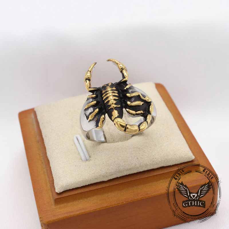 Scorpion Stainless Steel Animal Ring