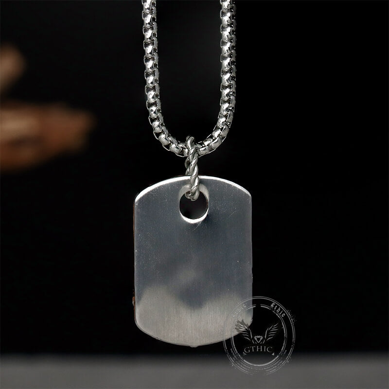 Wave Anchor Stainless Steel Pendant