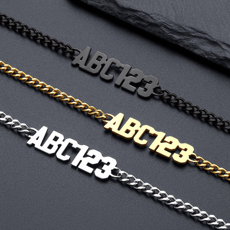 Customized Nameplate Cuban Chain Link Necklace Gift for