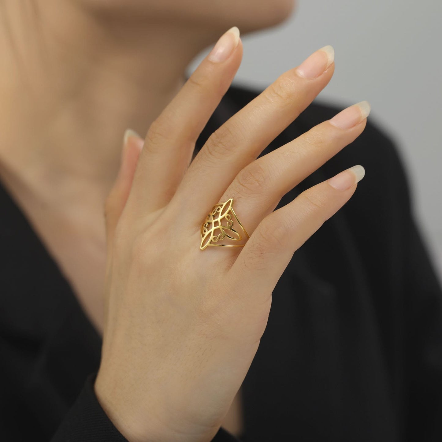 Celtic Shield Knot Ring
