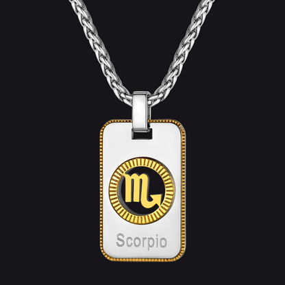 12 Constellation Horoscope Necklace for