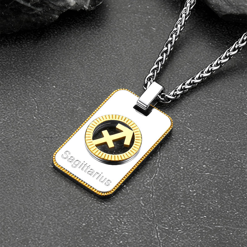 12 Constellation Horoscope Necklace for