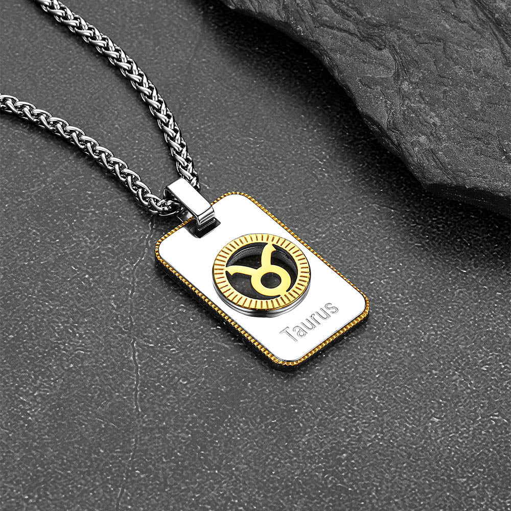 12 Constellation Horoscope Necklace for