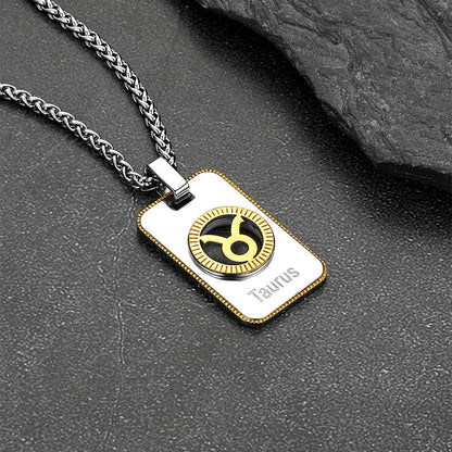 12 Constellation Horoscope Necklace for