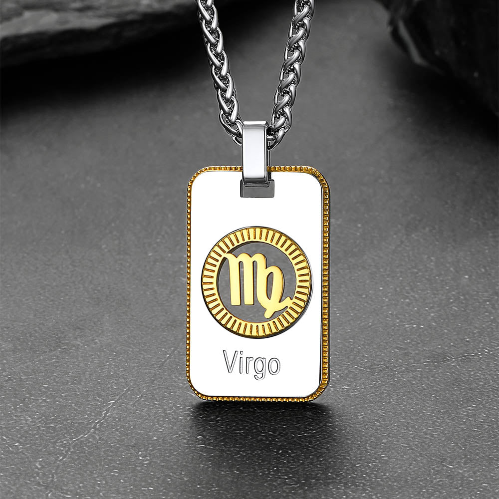 12 Constellation Horoscope Necklace for
