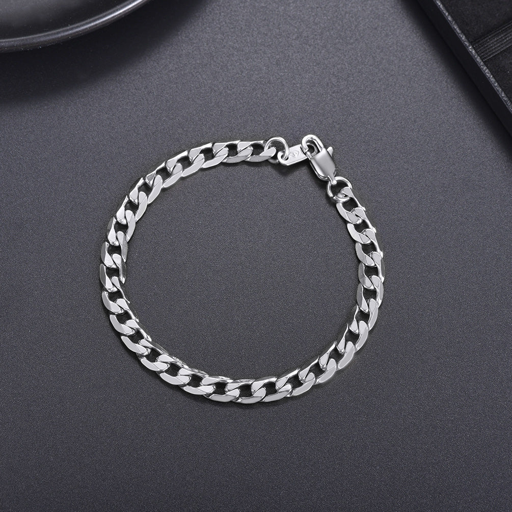 Cuban Link Chain Bracelet for