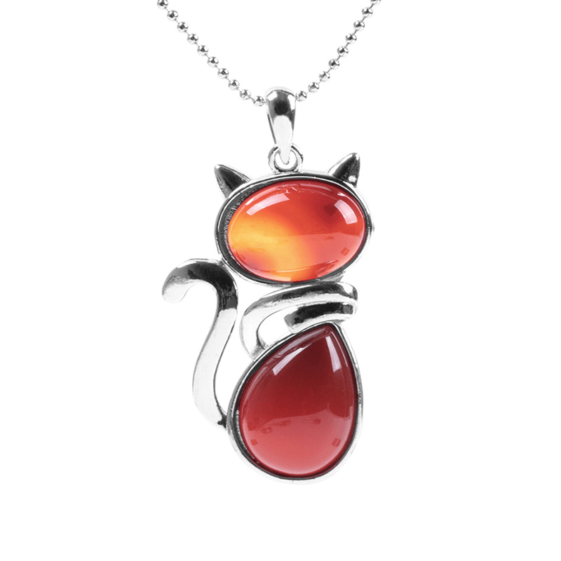 Mystic Feline Crystal Necklace