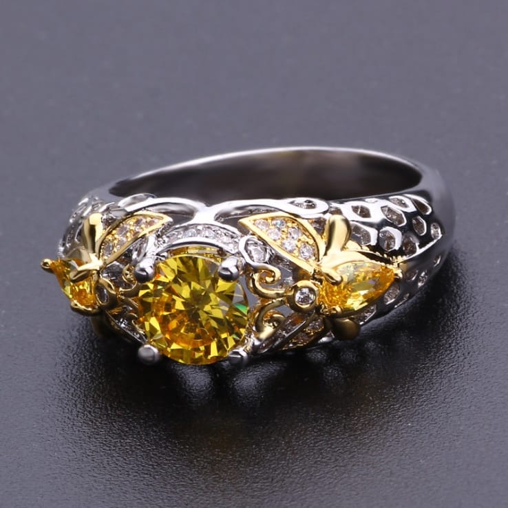 Citrine Radiance of the Sun Ring