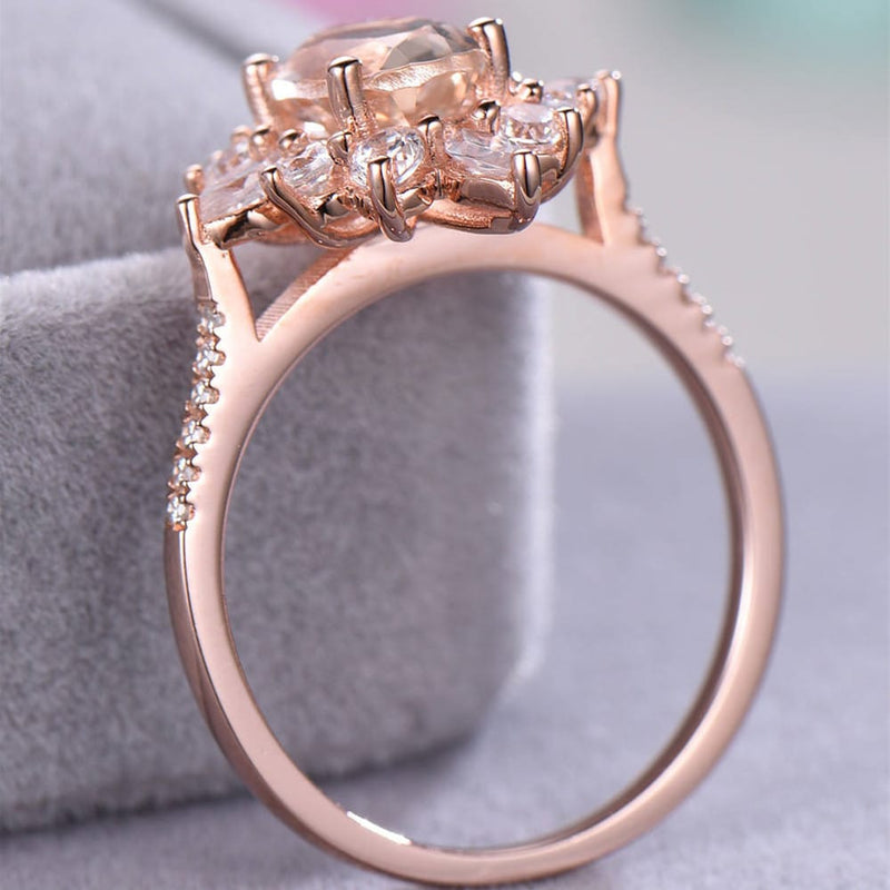 Mystic Moonlight Bloom Ring