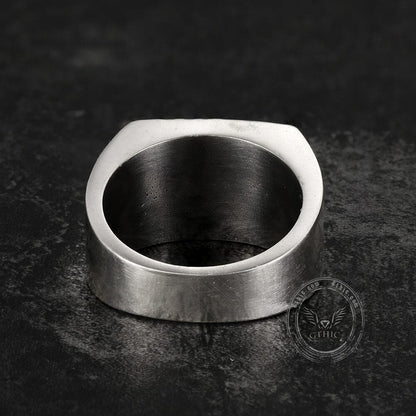 1776 Crossed Guns Sterling Silver Ring