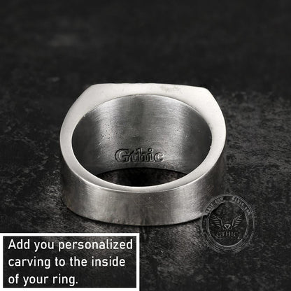 1776 Crossed Guns Sterling Silver Ring