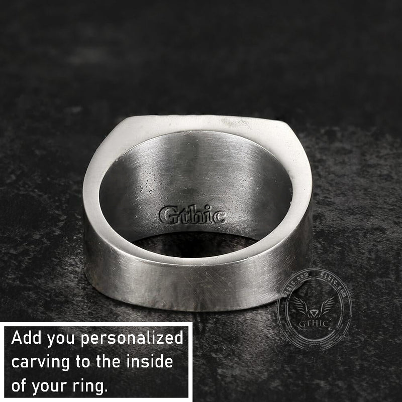 1776 Crossed Guns Sterling Silver Ring