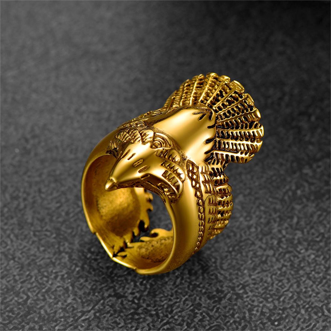Retro Eagle Ring for Stainless Steel