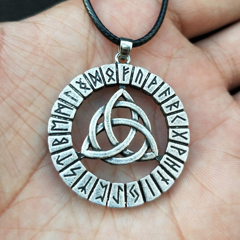 Triquetra Runes Amulet Necklace