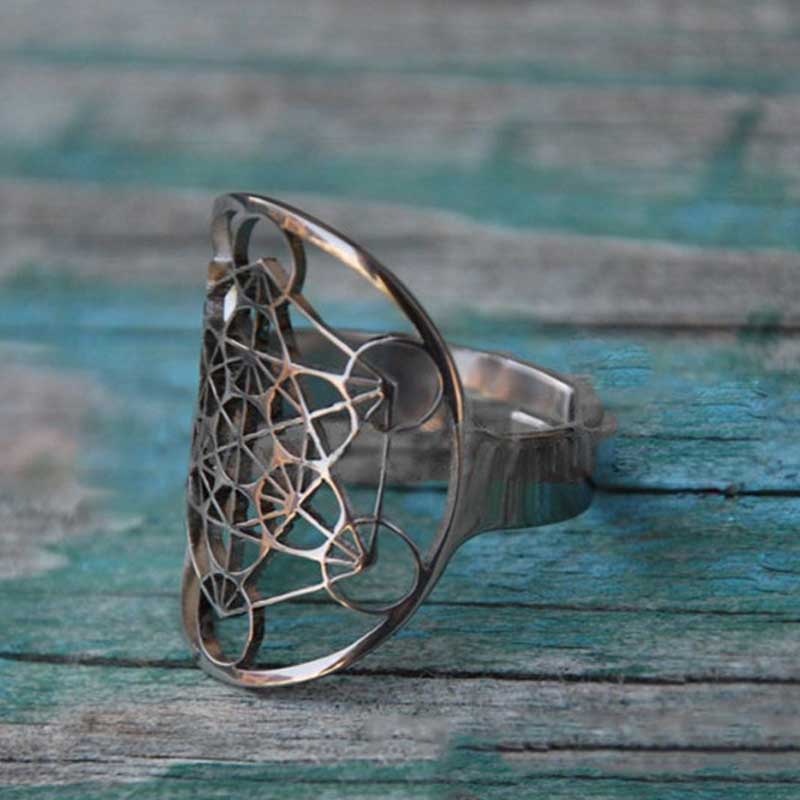 Metatron’s Cube Sacred Geometry Ring