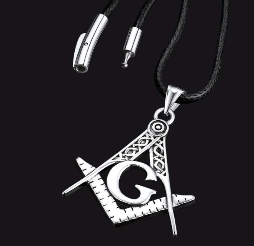 Classic Masonic Pendant Necklace for Freemason