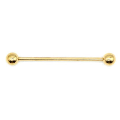 1pc Long Stainless Steel Industrial Piercing / Ear Cartilage Jewelry / Earring Straight Barbell