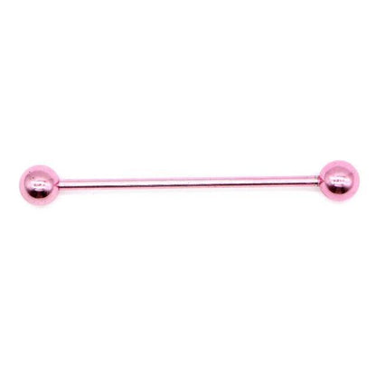1pc Long Stainless Steel Industrial Piercing / Ear Cartilage Jewelry / Earring Straight Barbell