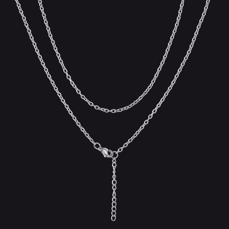 Cable Chain Necklace for 2mm Width