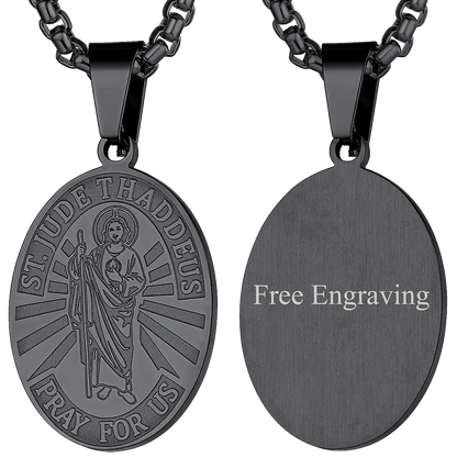 Saint Jude Necklace Patron Saint Medals Pendant
