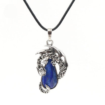 Wyrm Claw Drop Crystal Necklace