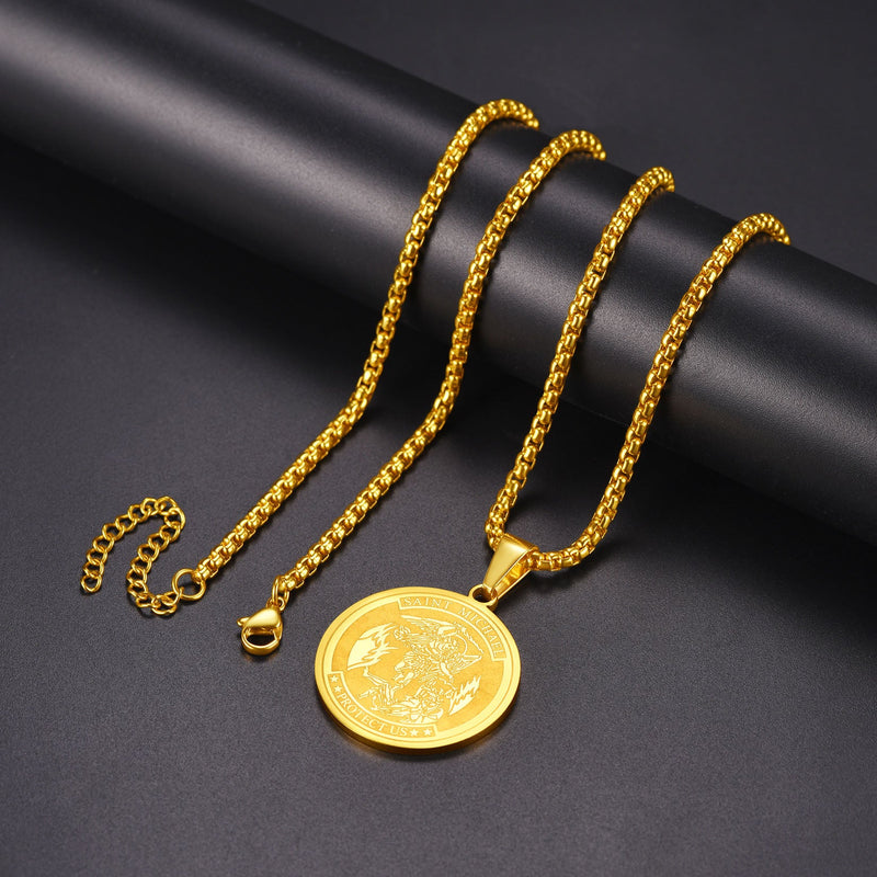 Catholic St. Michael Necklace Medal for