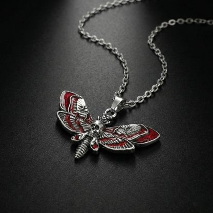Blood Moth Necklace