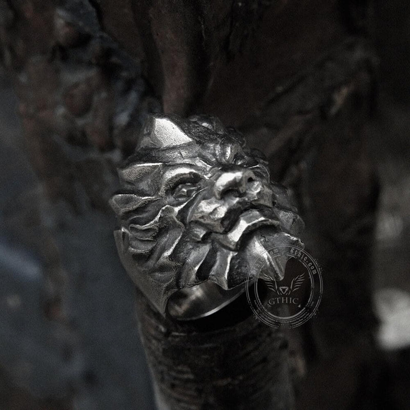 3d Lion Sterling Silver Beast Ring