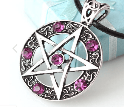Divine Pentagram Crystal Necklace