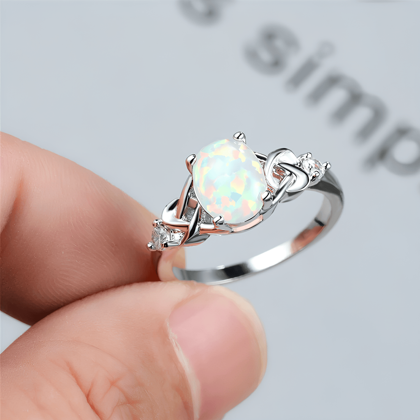 Divine Fire Opal Ring