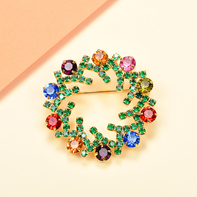 Flash Christmas Style Pins Clothing Bags Accessories