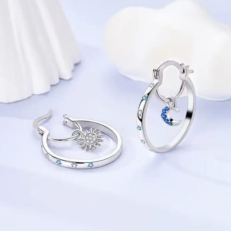 Sun & Moon Cycle Earrings