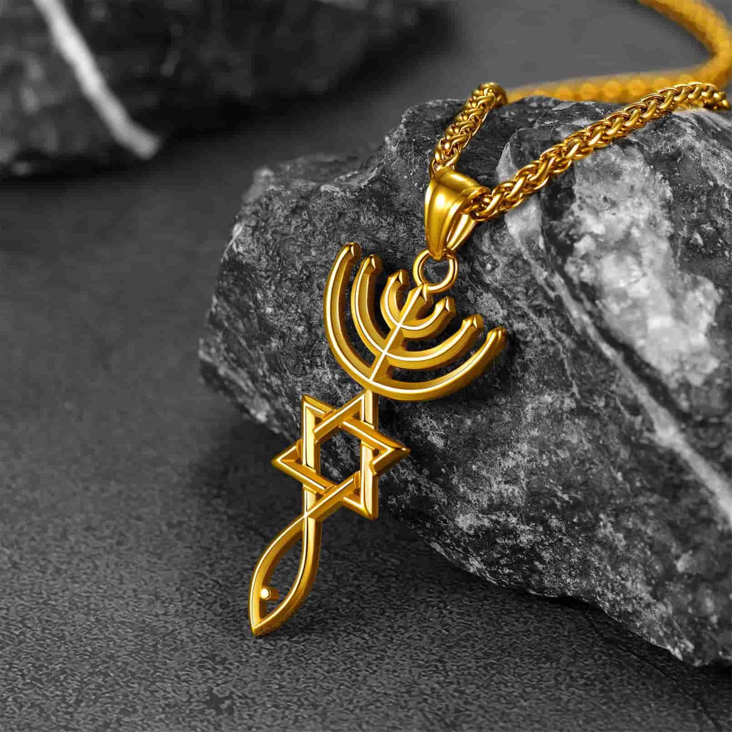 Messianic Seal of Jerusalem Necklace Amulet Pendant