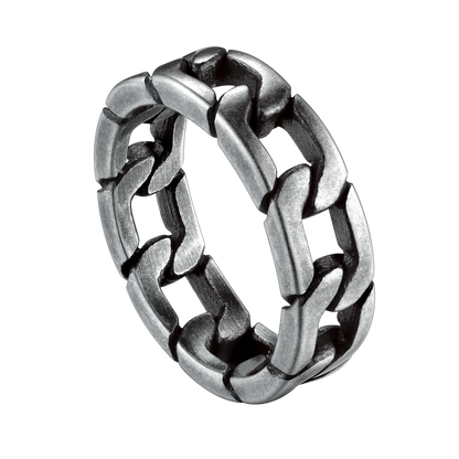 Chunky Cuban Link Chain Ring for Stainless Steel