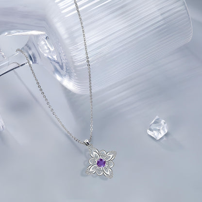 Amethyst Blossom Goddess Necklace