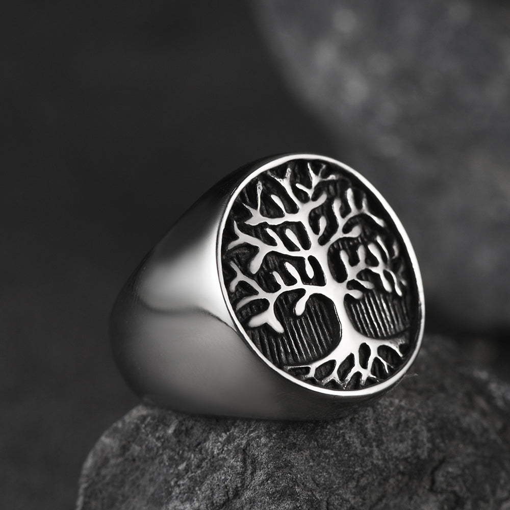 Tree of Life Signet Ring for
