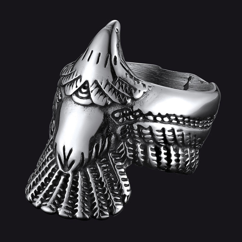 Retro Eagle Ring for Stainless Steel