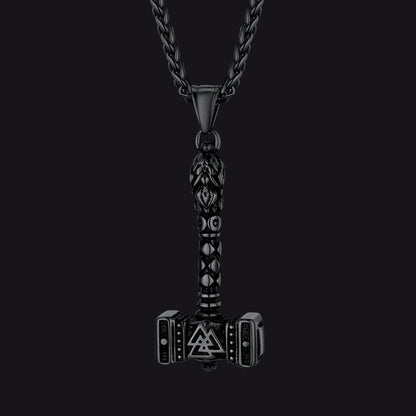 Thor's Hammer Mjolnir Necklace Viking Charm for