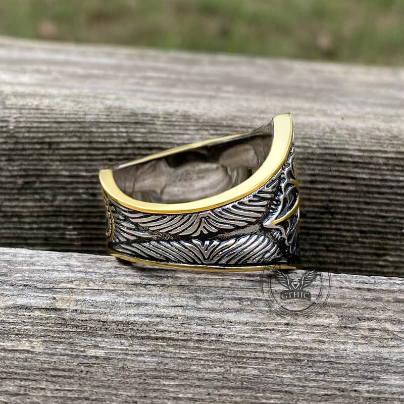 8 Point Star Sterling Silver Ring